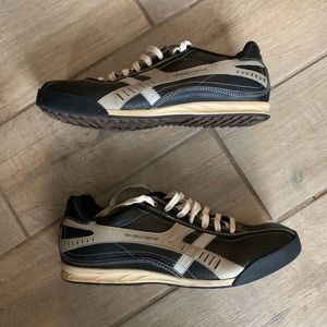 SKETCHERS MENS LEATHER OXFORD SHOES